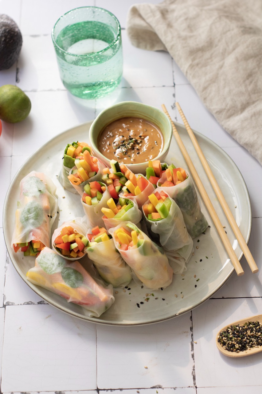Veggie Rice Paper Rolls