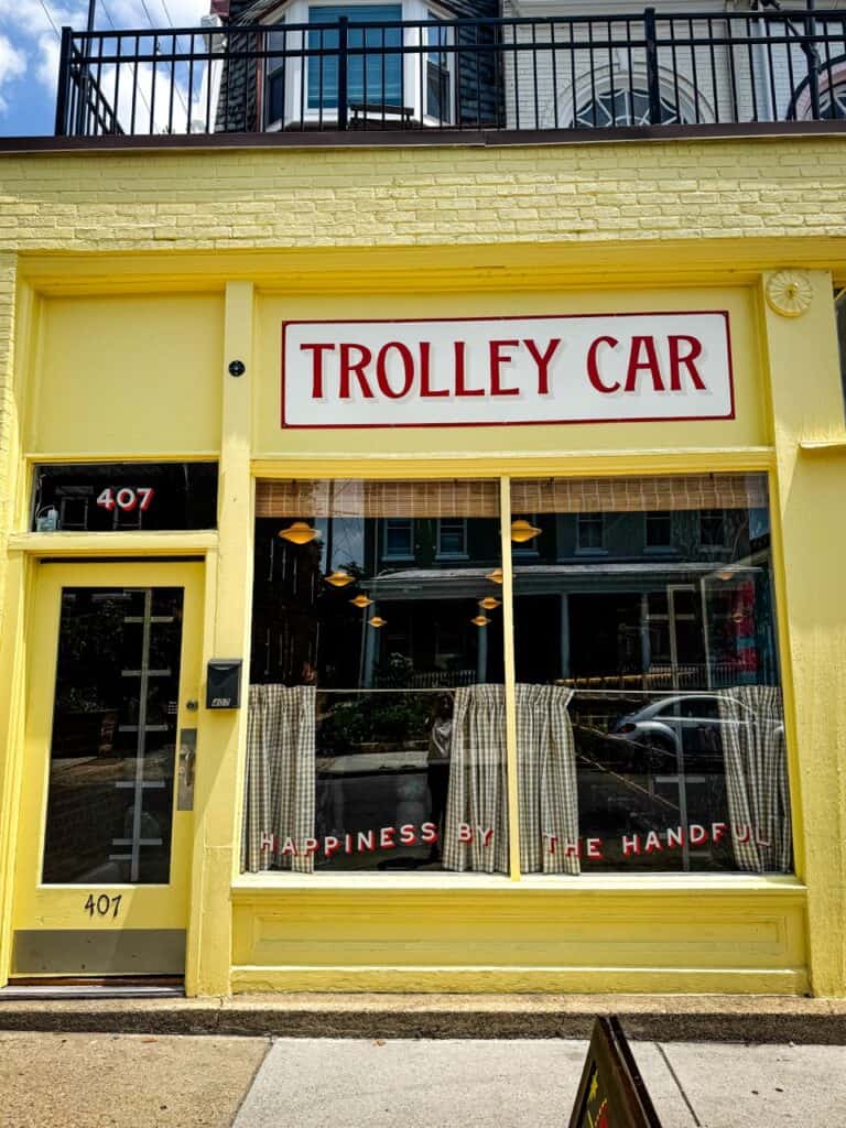trolley car